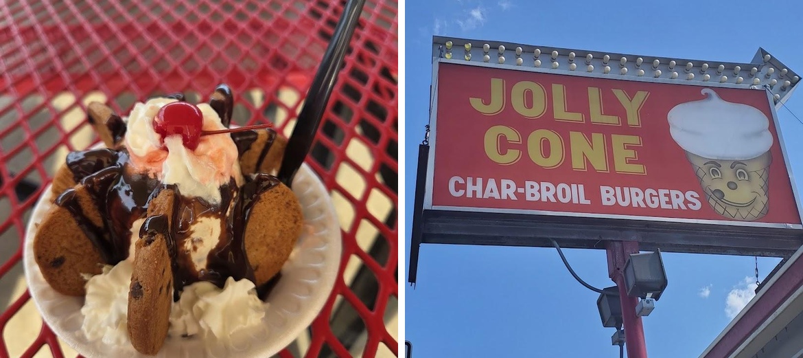 Jolly Cone on the Current